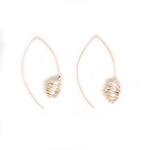Black & Sigi Asteria silver earrings